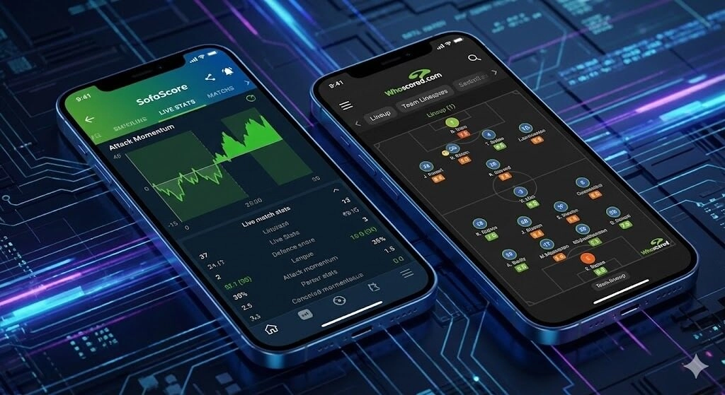 Cách sử dụng các trang thống kê bóng đá: SofaScore & Whoscored 2025 1 Tại sao cần biết cách sử dụng các trang thống kê bóng đá?